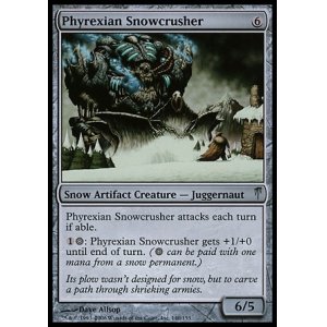 画像: 【日本語版】ファイレクシアの雪潰し/Phyrexian Snowcrusher