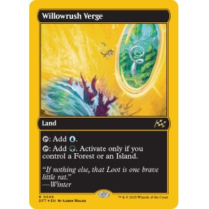 画像: 『ファーストプレイスFoil』『英語版』ウィローラッシュの境界/Willowrush Verge