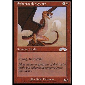 画像: 【日本語版】剣歯ワイヴァーン/Sabertooth Wyvern