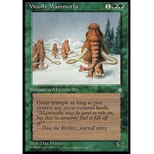 画像: 『英語版』長毛マンモス/Woolly Mammoths