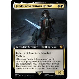 画像: 『Foil』『拡張枠』『英語版』冒険好きなホビット、フロド/Frodo, Adventurous Hobbit