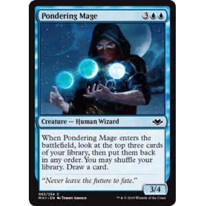 画像: 『英語版』思案する魔道士/Pondering Mage