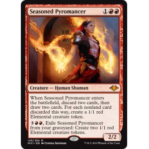 画像: 『英語版』歴戦の紅蓮術士/Seasoned Pyromancer