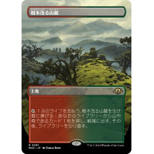 画像: 【Foil】【ボーダーレス】【日本語版】樹木茂る山麓/Wooded Foothills