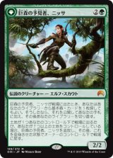 画像: 【日本語版】巨森の予見者、ニッサ/Nissa, Vastwood Seer/精霊信者の賢人、ニッサ/Nissa, Sage Animist