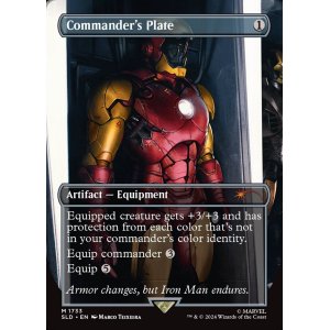 画像: 『Foil』『英語版』統率者の板金鎧/Commander's Plate