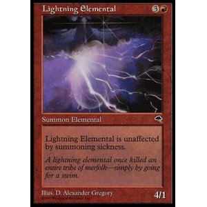 画像: 【日本語版】稲妻の精霊/Lightning Elemental