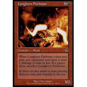 画像: 【日本語版】長角火獣/Longhorn Firebeast