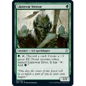 画像: 『英語版』ラノワールの助言者/Llanowar Mentor