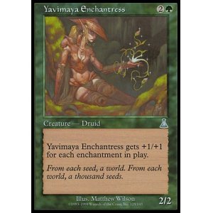 画像: 『英語版』ヤヴィマヤの女魔術師/Yavimaya Enchantress