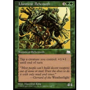 画像: 『英語版』ラノワールのビヒモス/Llanowar Behemoth