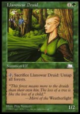 画像: 『英語版』ラノワールのドルイド/Llanowar Druid