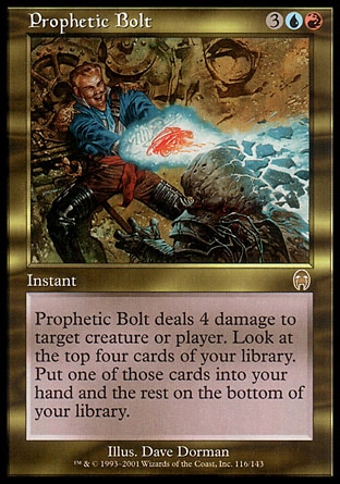 英語 予言の稲妻 Prophetic Bolt アドバンテージmtg店