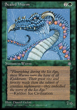 画像1: 『英語版』甲鱗のワーム/Scaled Wurm (1)