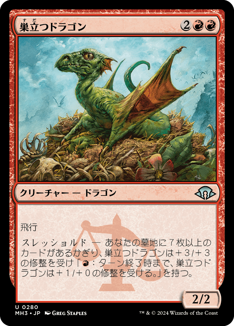 画像1: 【日本語版】巣立つドラゴン/Fledgling Dragon (1)