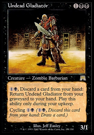 英語 アンデッドの剣闘士 Undead Gladiator アドバンテージmtg店